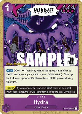 Hydra (OP02-090) - Paramount War Pre-Release Cards | Grognard Games