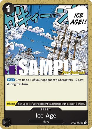 Ice Age (OP02-117) - Paramount War Pre-Release Cards | Grognard Games