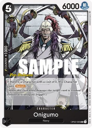 Onigumo (OP02-095) - Paramount War Pre-Release Cards | Grognard Games