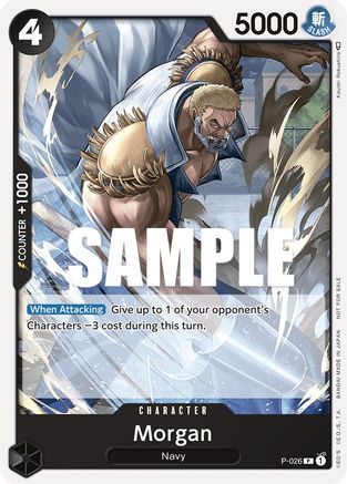 Morgan (Pirates Party Vol. 2) (P-026) - One Piece Promotion Cards | Grognard Games
