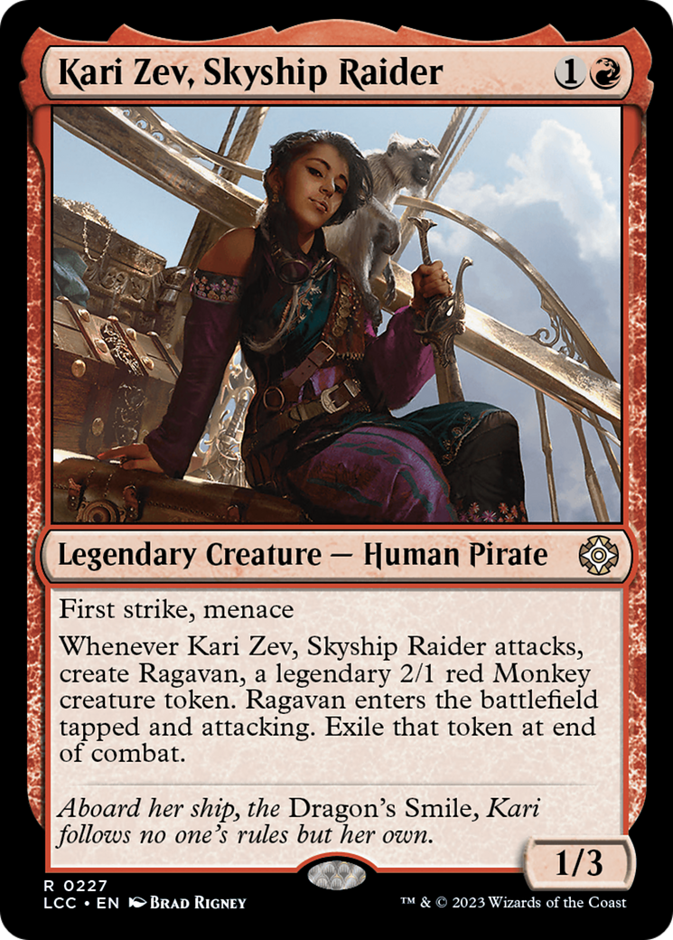 Kari Zev, Skyship Raider [The Lost Caverns of Ixalan Commander] | Grognard Games