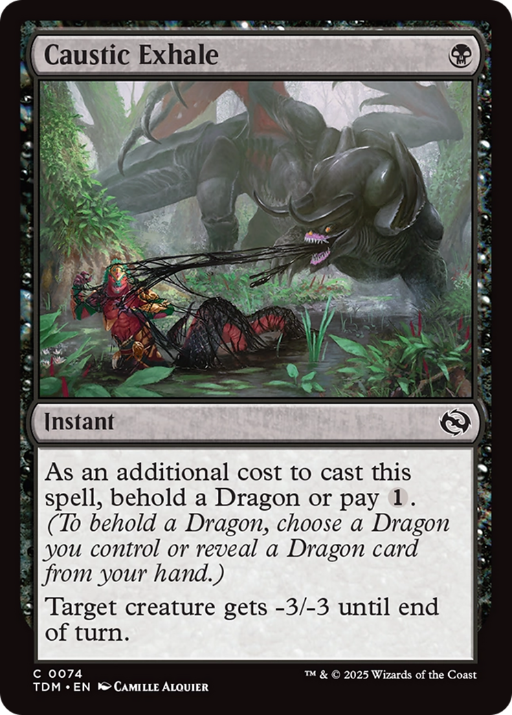 Caustic Exhale [Tarkir: Dragonstorm] | Grognard Games