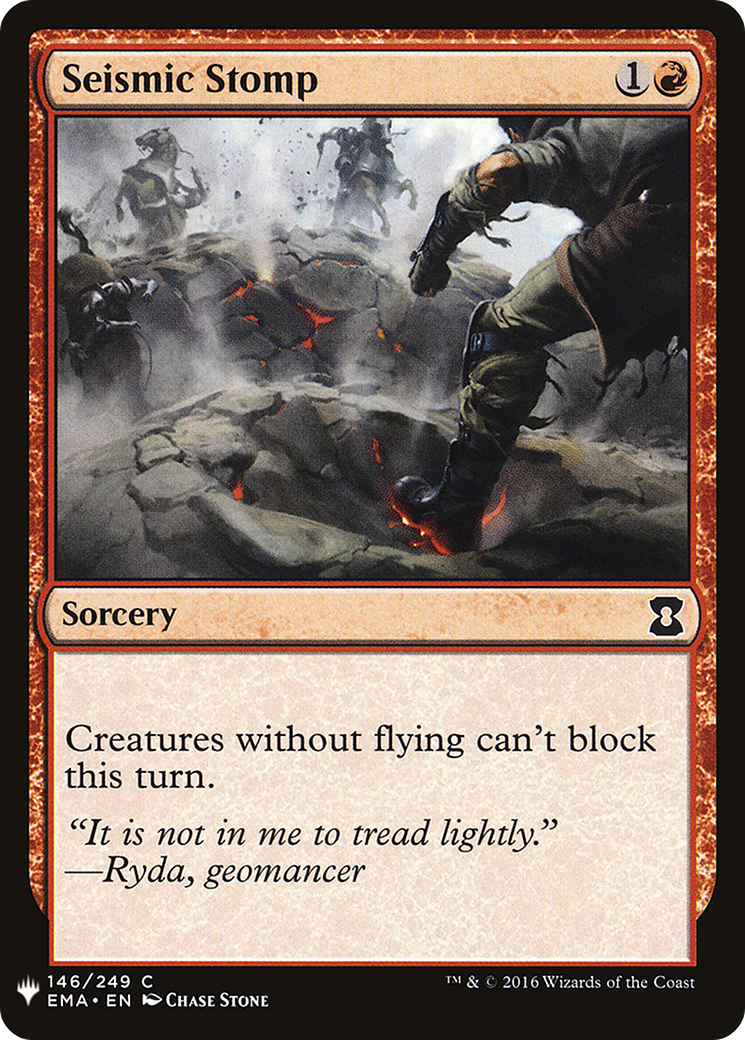 Seismic Stomp [Mystery Booster] | Grognard Games