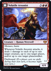 Volatile Arsonist // Dire-Strain Anarchist [Innistrad: Crimson Vow Prerelease Promos] | Grognard Games