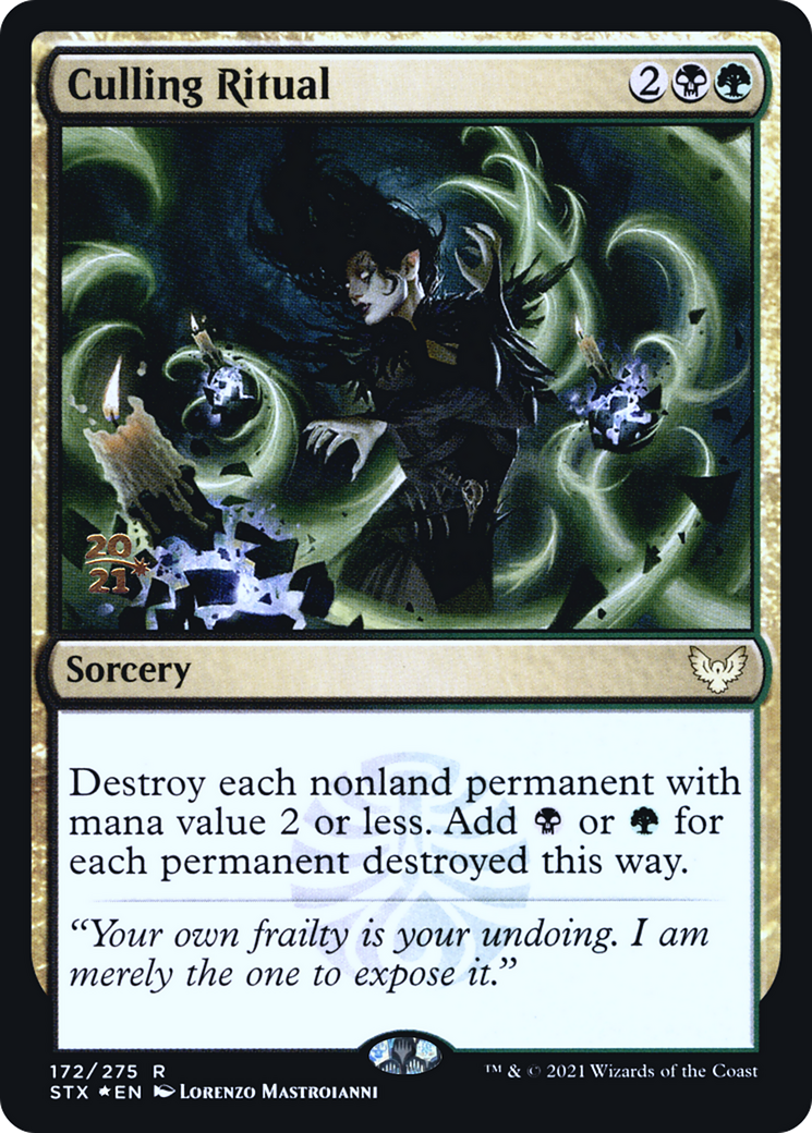 Culling Ritual [Strixhaven: School of Mages Prerelease Promos] | Grognard Games