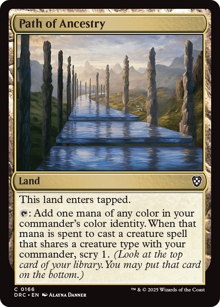 Path of Ancestry (0166) [Aetherdrift Commander] | Grognard Games