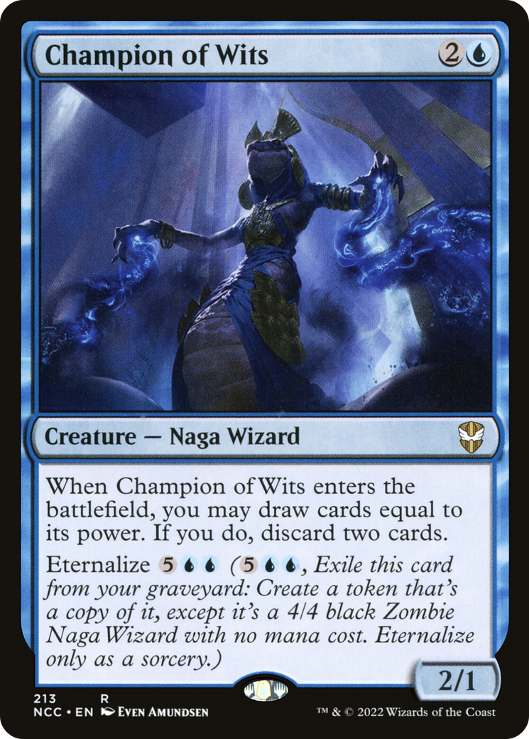 Champion of Wits [Streets of New Capenna Commander] | Grognard Games