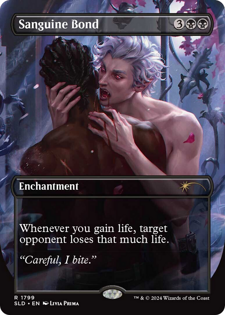 Sanguine Bond (SLD-1799) - Secret Lair Drop (Borderless) Foil | Grognard Games