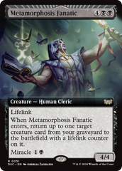 Metamorphosis Fanatic (Extended Art) [Duskmourn: House of Horror Commander] | Grognard Games