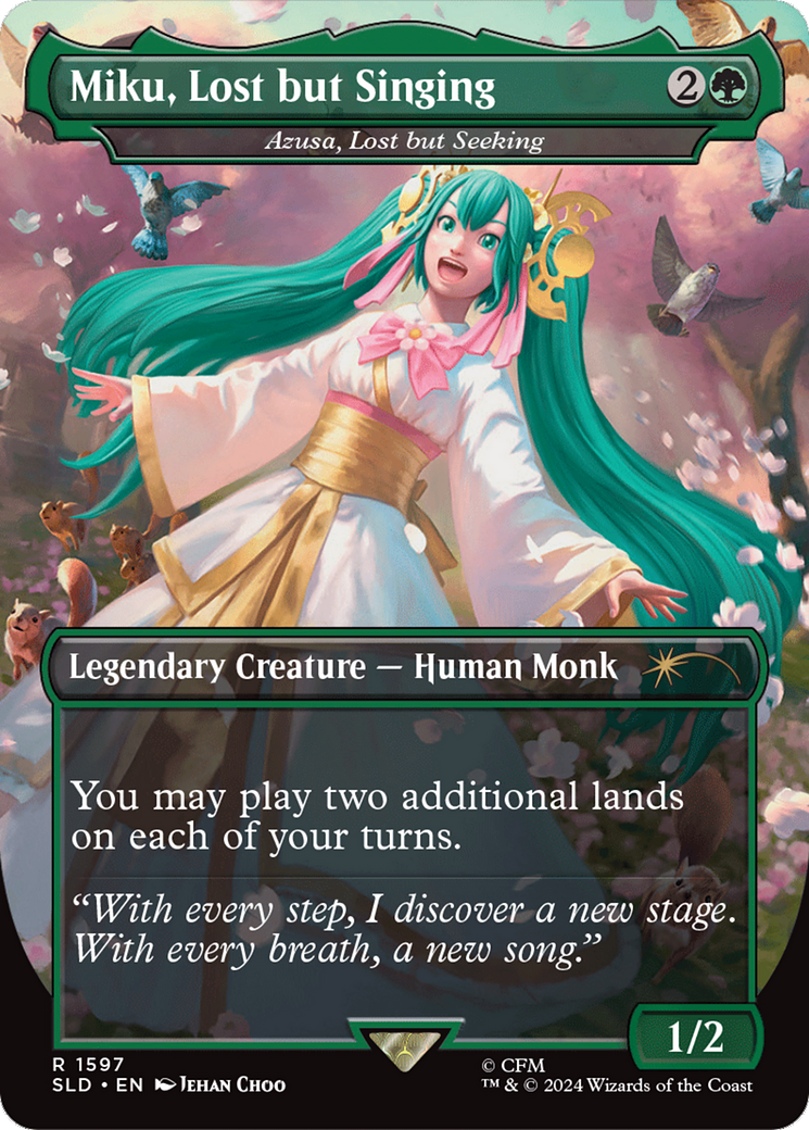 Miku, Lost but Singing - Azusa, Lost but Seeking (Japanese) [Secret Lair Drop Series] | Grognard Games