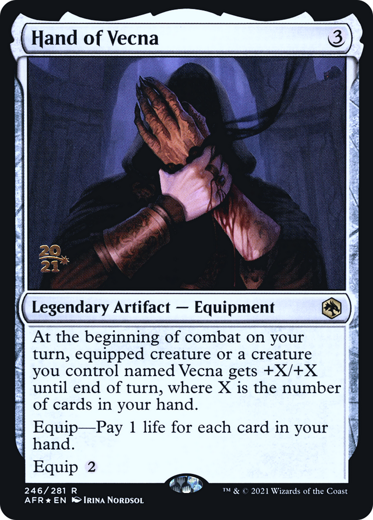 Hand of Vecna [Dungeons & Dragons: Adventures in the Forgotten Realms Prerelease Promos] | Grognard Games