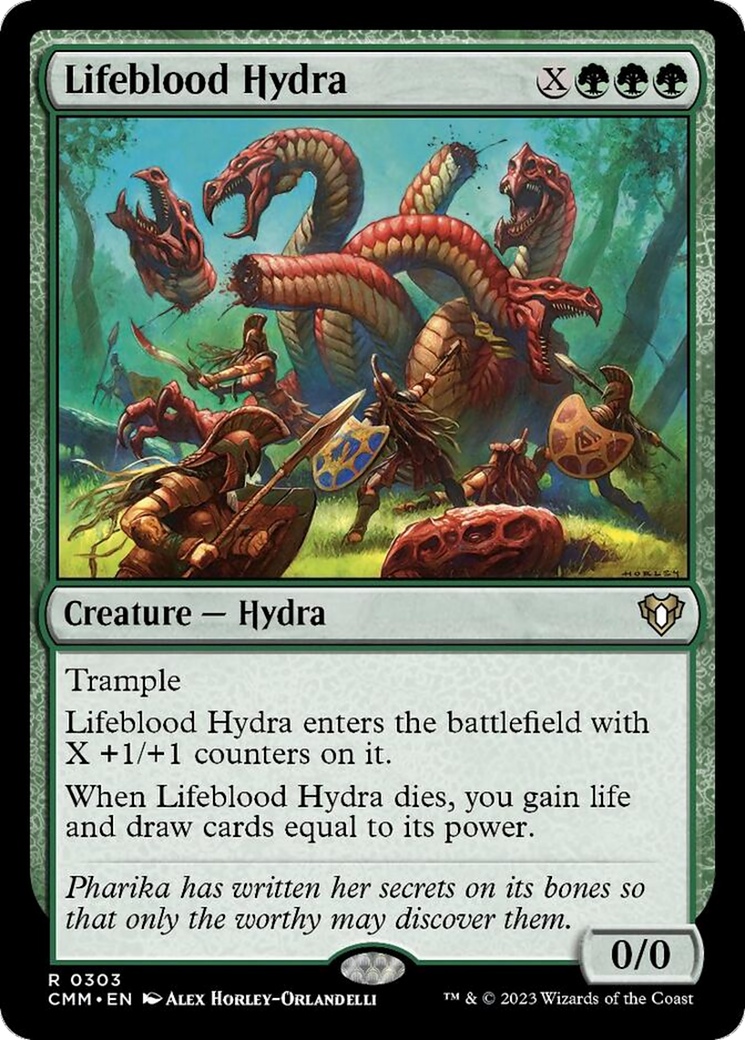 Lifeblood Hydra [Commander Masters] | Grognard Games