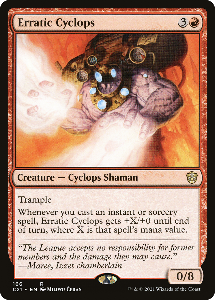 Erratic Cyclops [Commander 2021] | Grognard Games
