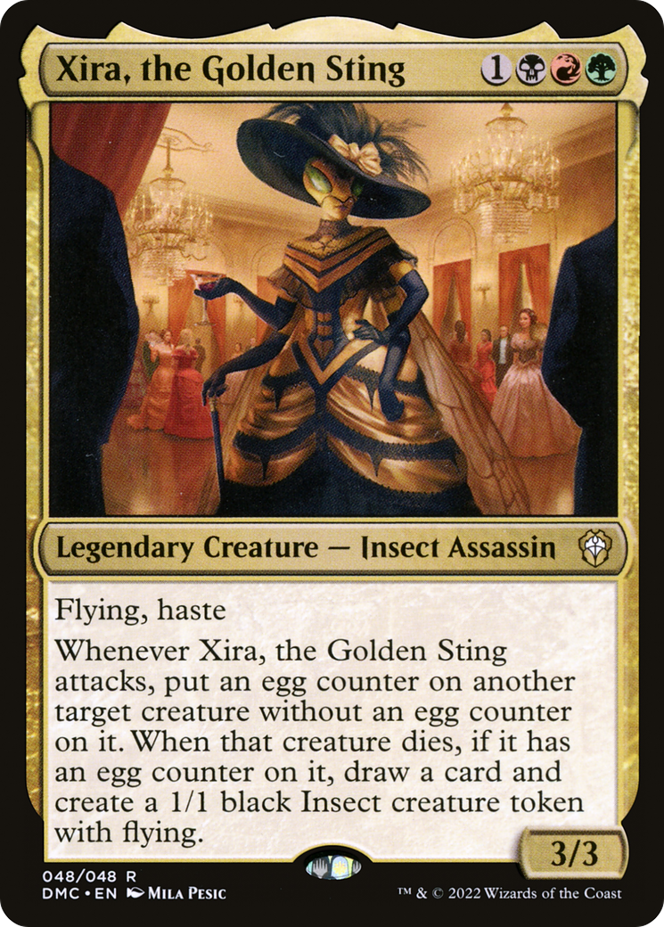 Xira, the Golden Sting [Dominaria United Commander] | Grognard Games