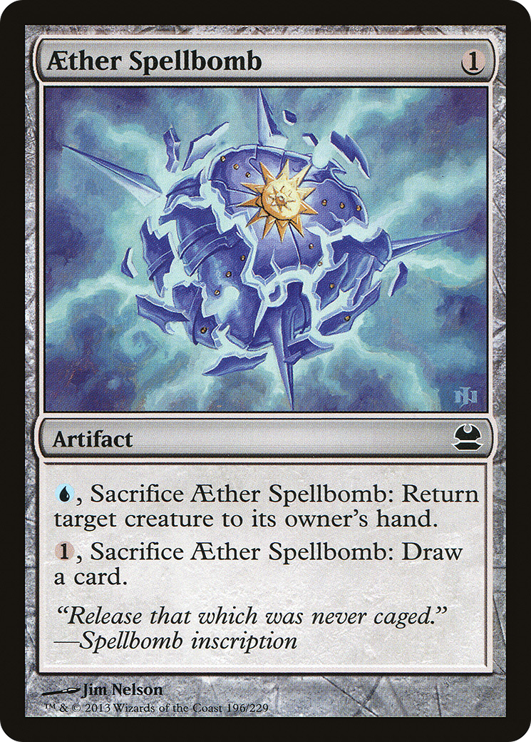 Aether Spellbomb [Modern Masters] | Grognard Games