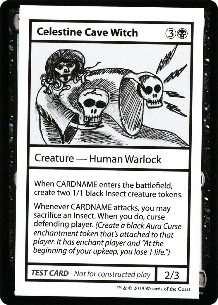 Celestine Cave Witch (2021 Edition) [Mystery Booster Playtest Cards] | Grognard Games