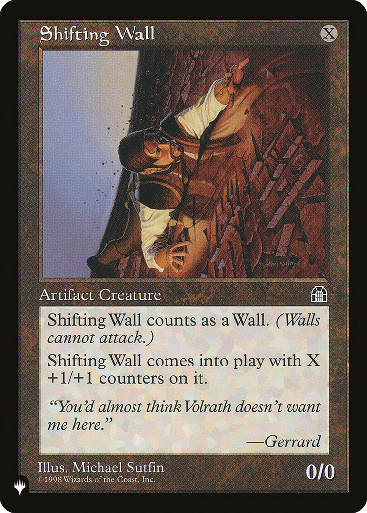 Shifting Wall [The List] | Grognard Games