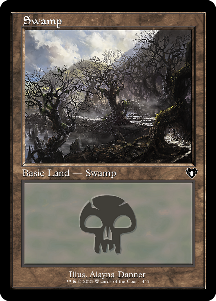 Swamp (443) (Retro) [Commander Masters] | Grognard Games