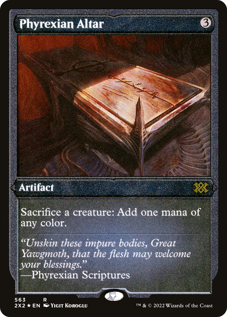 Phyrexian Altar (Foil Etched) (2X2-563) - Double Masters 2022 Foil | Grognard Games