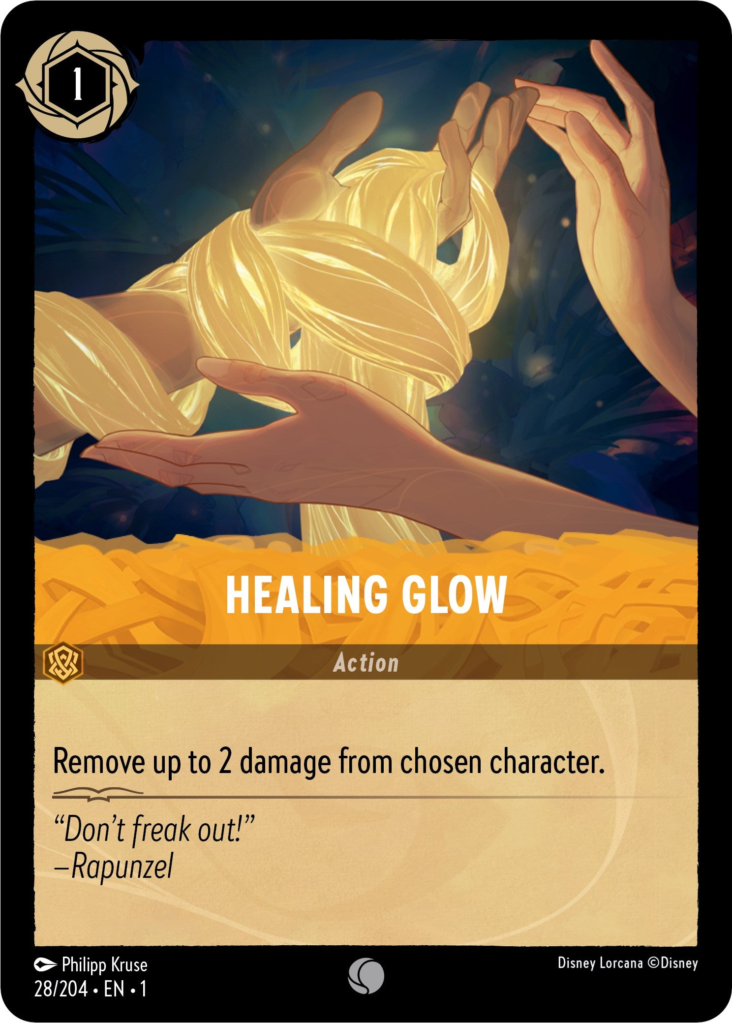 Healing Glow (28/204) [The First Chapter] | Grognard Games