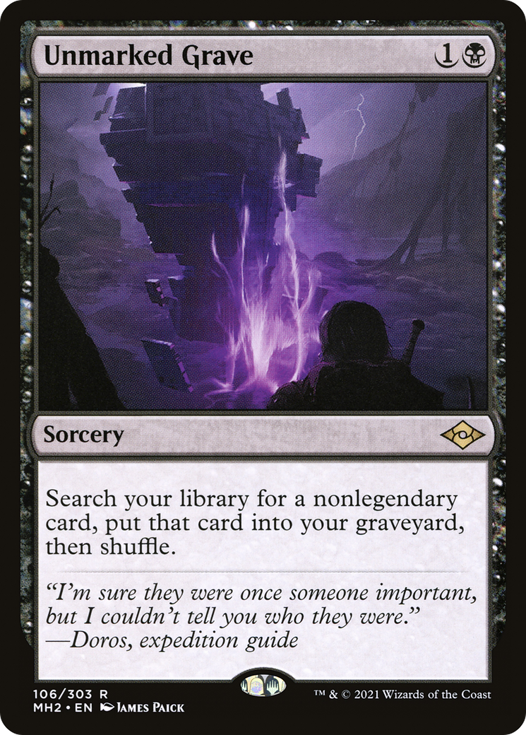 Unmarked Grave [Modern Horizons 2] | Grognard Games
