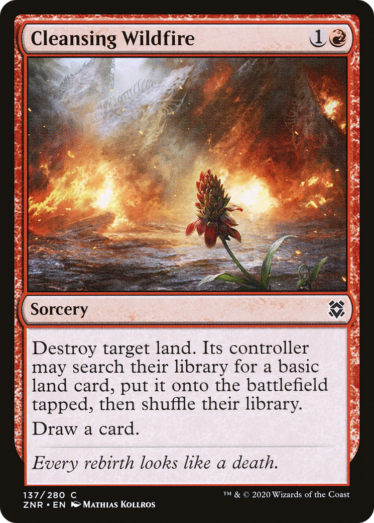 Cleansing Wildfire [Zendikar Rising] | Grognard Games