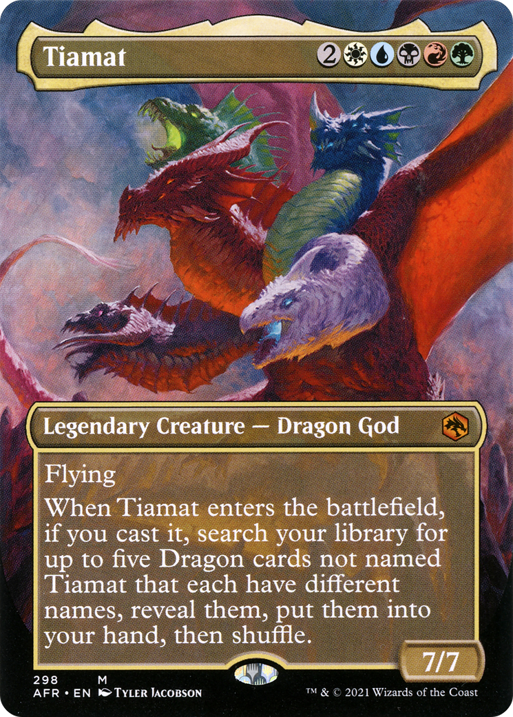 Tiamat (Extended) (Alternative art) [Dungeons & Dragons: Adventures in the Forgotten Realms] | Grognard Games