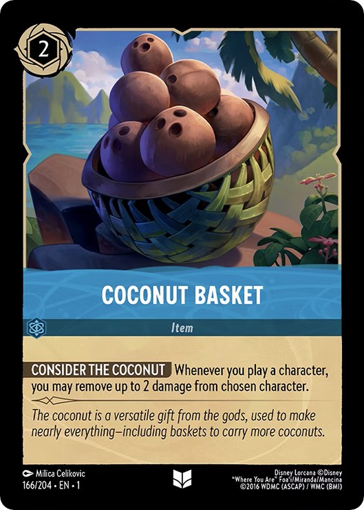 Coconut Basket (166/204) [The First Chapter] | Grognard Games