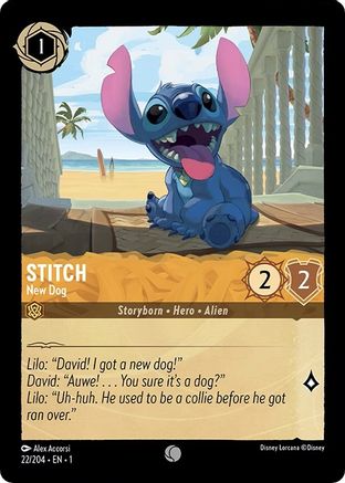 Stitch - New Dog (22/204) [The First Chapter] | Grognard Games