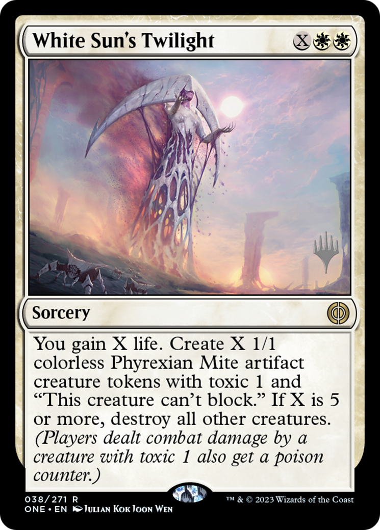 White Sun's Twilight (Promo Pack) [Phyrexia: All Will Be One Promos] | Grognard Games
