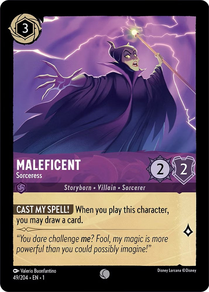 Maleficent - Sorceress (49/204) [The First Chapter] | Grognard Games