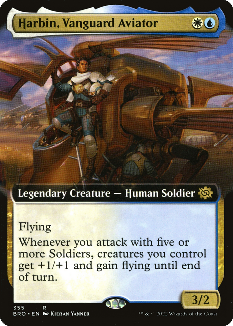 Harbin, Vanguard Aviator (Extended Art) [The Brothers' War] | Grognard Games