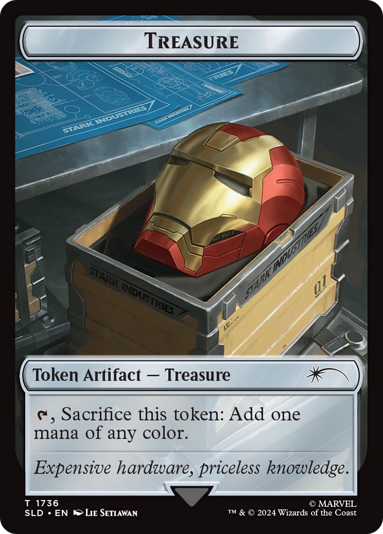 Treasure Token (1736) (Rainbow Foil) [Secret Lair Drop Series] | Grognard Games