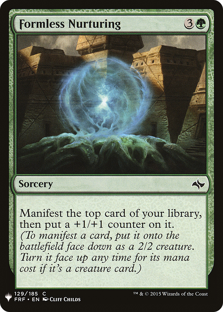 Formless Nurturing [Mystery Booster] | Grognard Games