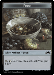 Elemental // Food (0013) Double-Sided Token [Wilds of Eldraine Tokens] | Grognard Games