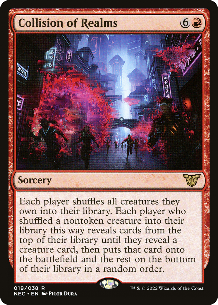 Collision of Realms [Kamigawa: Neon Dynasty Commander] | Grognard Games