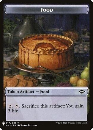 Food // Golem Double-sided Token (LIST-17 // 27) - The List Reprints | Grognard Games