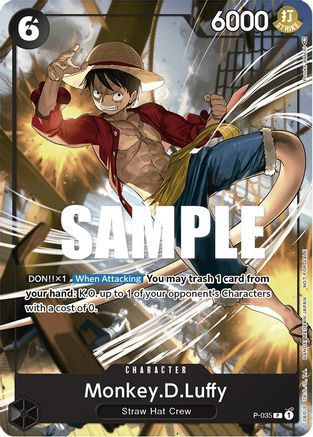 Monkey.D.Luffy (Pirates Party Vol. 3) (P-035) - One Piece Promotion Cards | Grognard Games