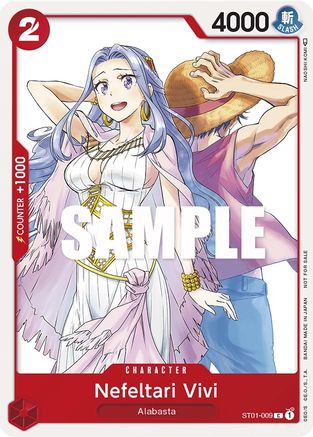 Nefeltari Vivi (OP-03 Pre-Release Tournament) [Participant] (ST01-009) - One Piece Promotion Cards | Grognard Games