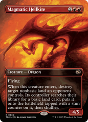 Magmatic Hellkite (Borderless) [Tarkir: Dragonstorm] | Grognard Games
