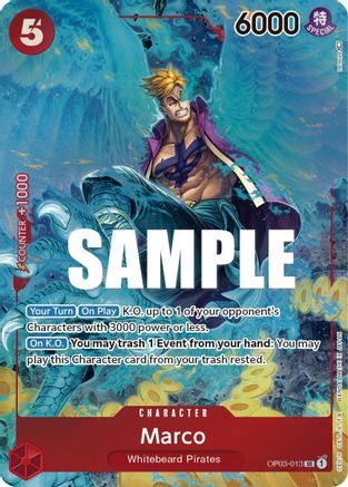 Marco (Alternate Art) (OP03-013) - Pillars of Strength Foil | Grognard Games