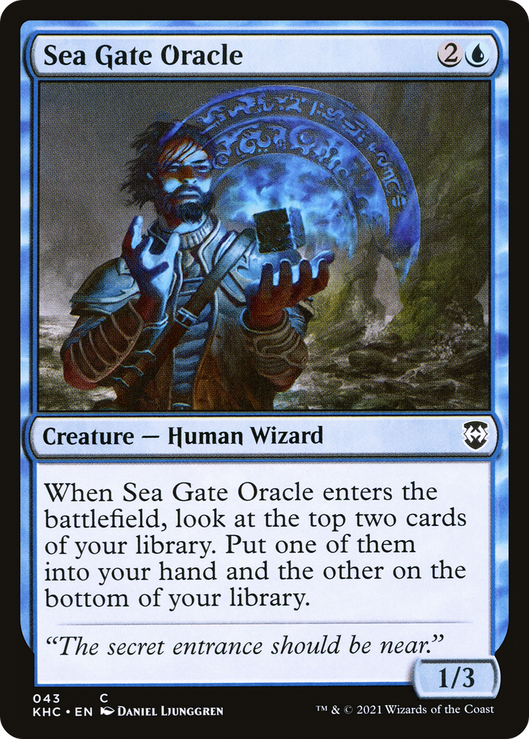 Sea Gate Oracle [Kaldheim Commander] | Grognard Games