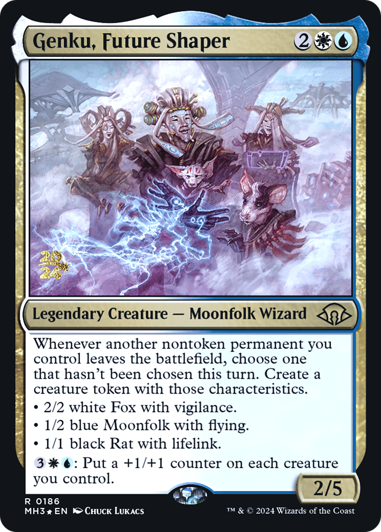 Genku, Future Shaper [Modern Horizons 3 Prerelease Promos] | Grognard Games