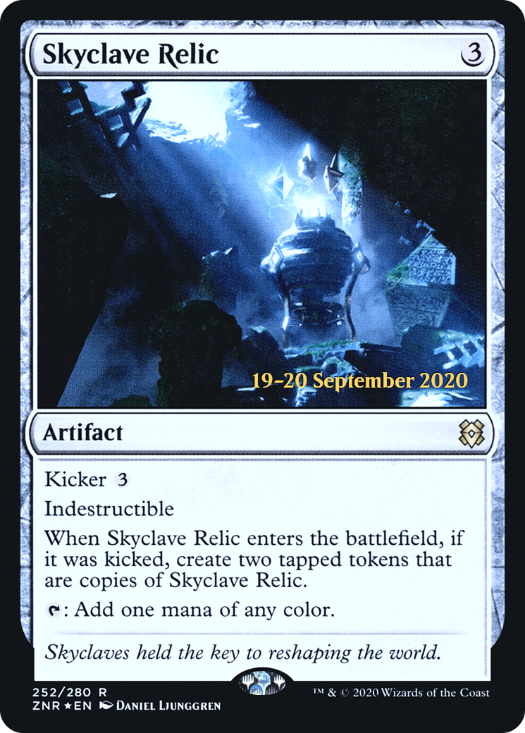 Skyclave Relic [Zendikar Rising Prerelease Promos] | Grognard Games
