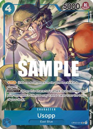 Usopp (Alternate Art) (OP03-041) - Pillars of Strength Foil | Grognard Games