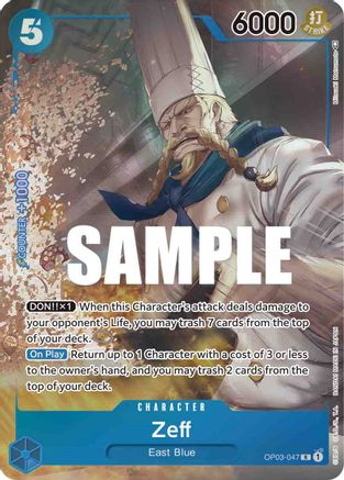 Zeff (Alternate Art) (OP03-047) - Pillars of Strength Foil | Grognard Games