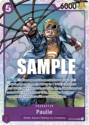 Paulie (OP03-066) - Pillars of Strength Foil | Grognard Games