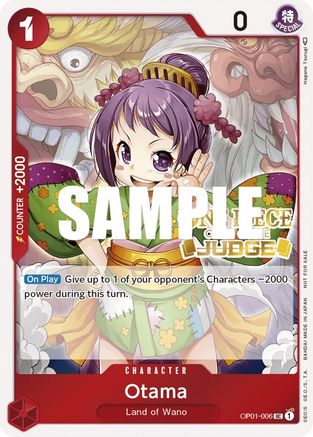 Otama (Judge) (OP01-006) - One Piece Promotion Cards Foil | Grognard Games
