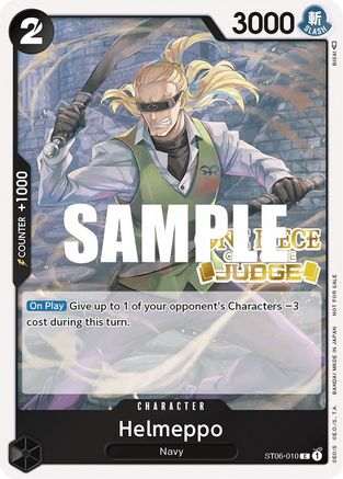 Helmeppo (Judge) (ST06-010) - One Piece Promotion Cards Foil | Grognard Games