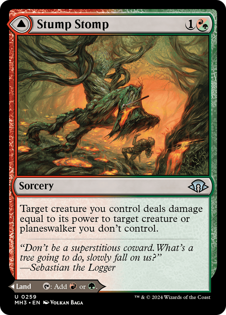 Stump Stomp // Burnwillow Clearing [Modern Horizons 3] | Grognard Games
